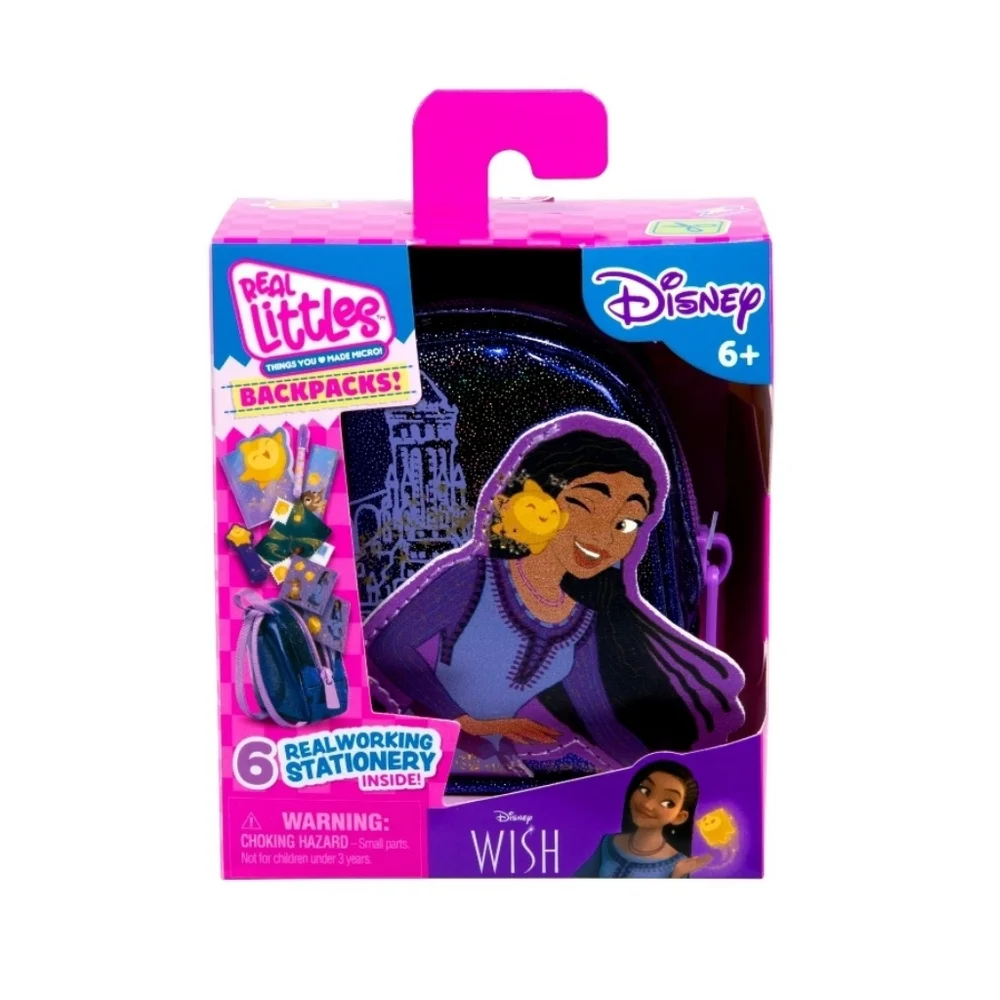Disney Wish Real Littles Backpack‎ with Stationery